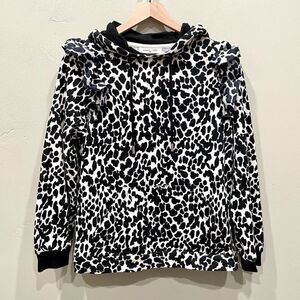 Sandy Liang for Target Leopard Print Hooded Sweatshirt - Size: Small